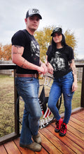 Load image into Gallery viewer, Drifting Troubadour | Death Before Pop Country Tee | Classic Country Inspired Zombies