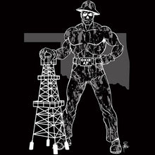 Load image into Gallery viewer, OKIE AF | Tulsa Driller | T Shirt Front & Back print