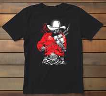 Load image into Gallery viewer, Devilish Georgia Fiddle Player Death Before Pop Country T shirt (Copy)