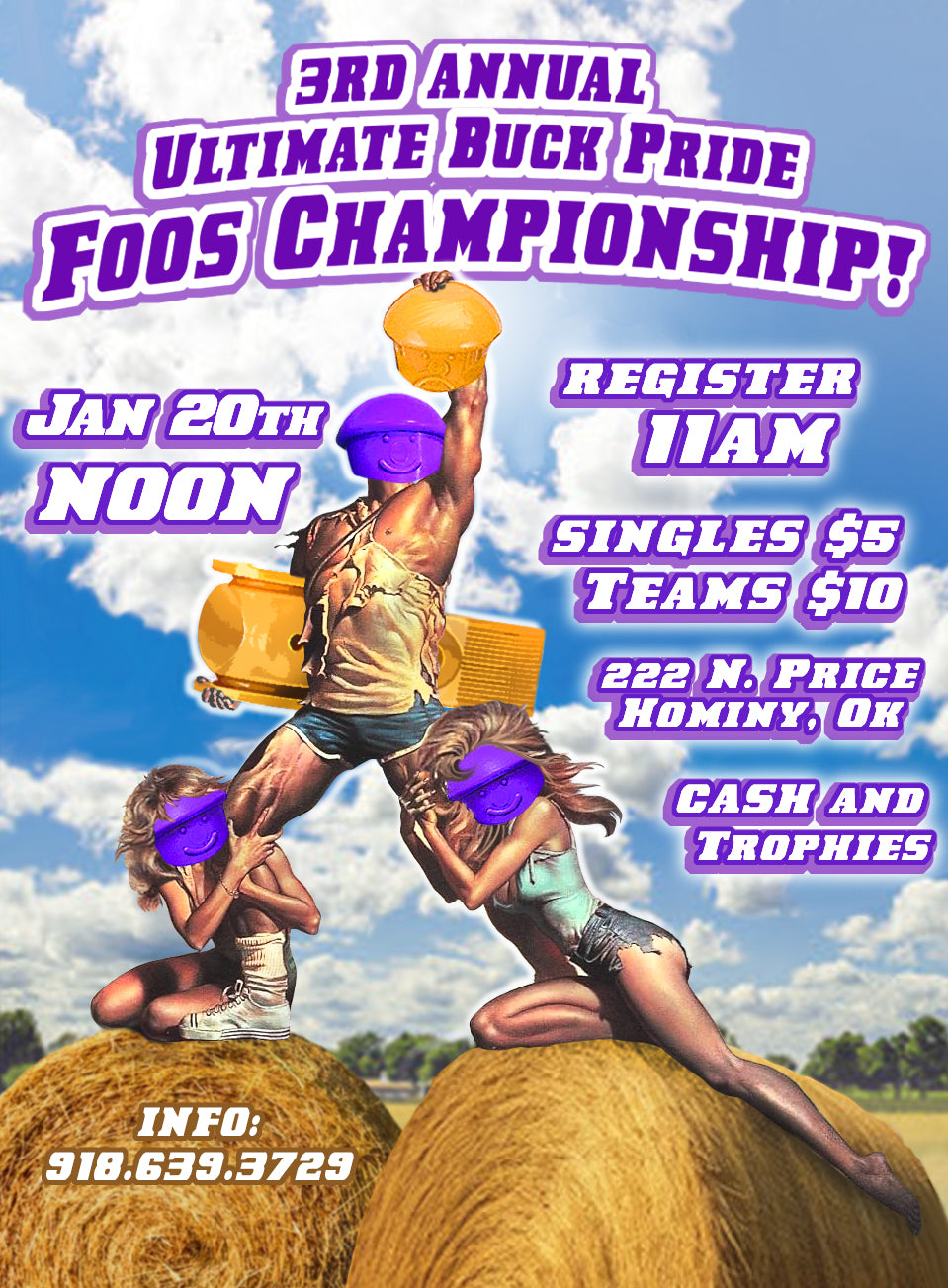 Pre Register for Ultimate Foos Championship.