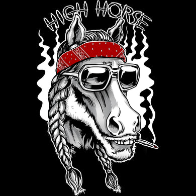 Willie High Horse design by S Yotz | soft-style preshrunk tees!