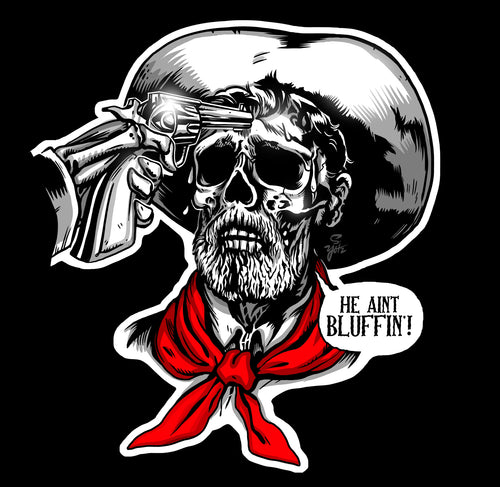 Ike Clanton | He Aint Bluffin | Old West Death Dealers | Tombstone Ghost Town T-Shirt