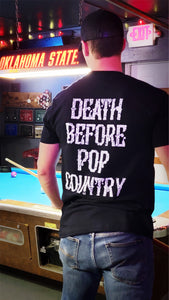 Might Mow, Might Not | Death Before Pop Country Tee | Classic Country Inspired Zombies