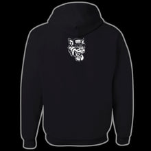 Load image into Gallery viewer, Death Before Pop Country logo Hoodie with DBPC Wolf