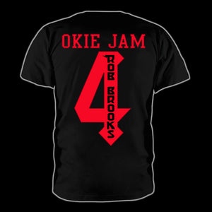 Okie Jam 4 Tees!  - EXTREMELY LIMITED  - Death Before Pop Country Wolf - Rob Brooks Band