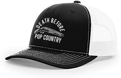 SHOTGUN CAP | ALL BLACK | XL | Death Before Pop Country