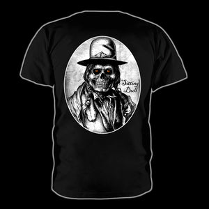 Old West Death Dealers Collection "Sitting Bull" "Hunkpapa Lakota Chief" | Death Before Pop Country Ghost Town T-Shirt