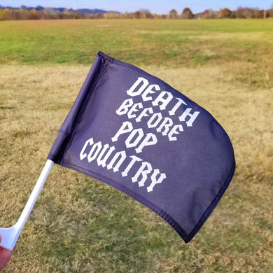 Death Before Pop Country Car Flags!