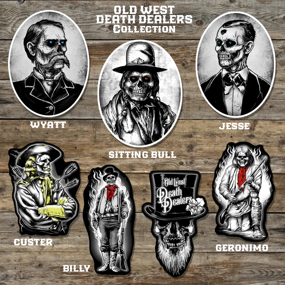 Old West Death Dealers Sticker Pack!