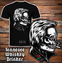 Load image into Gallery viewer, Death Before Pop Country &quot;Tennessee Whiskey Drinker!&quot; | Classic Country Music Black T-Shirt
