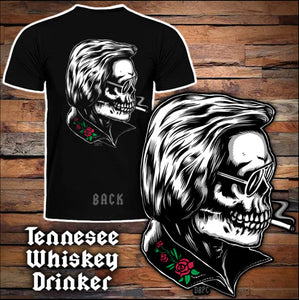 Death Before Pop Country "Tennessee Whiskey Drinker!" | Classic Country Music Black T-Shirt